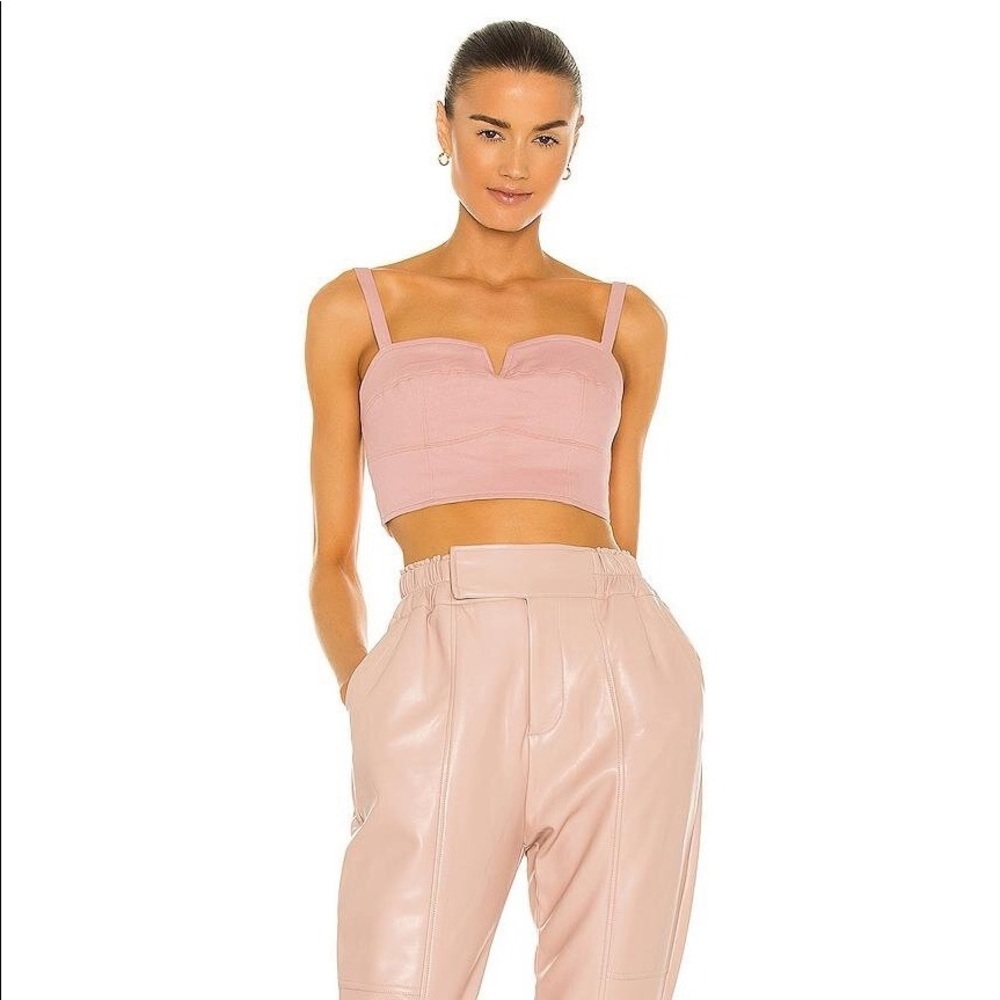 REVOLVE NICHOLAS Ana Crop Bustier In Rose